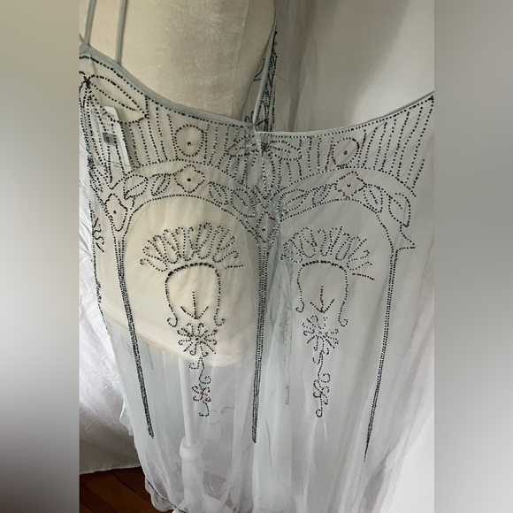 Free People beaded embellished slip dress, M - Picture 11 of 15